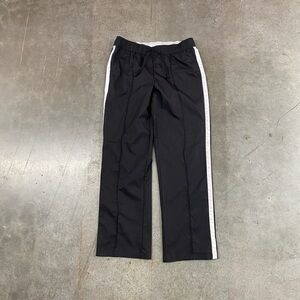 SB Active Black Track Pants Men’s Medium Side Stripe Athletic Y2K